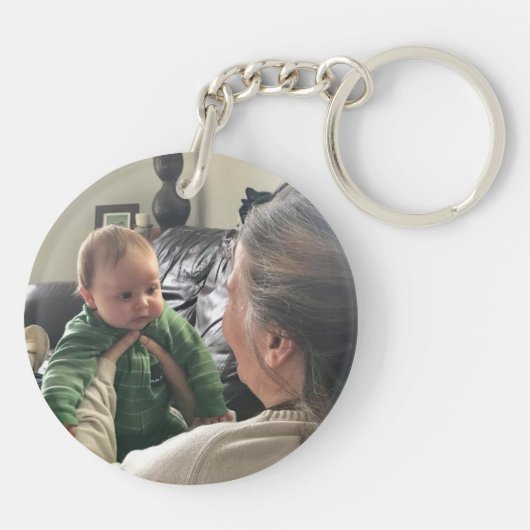 Mijn Grandson Fotocadeau Sleutelhanger (Achterkant)