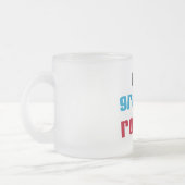 Mijn Granma Rocks T shirten en geschenken Matglas Koffiemok (Links)