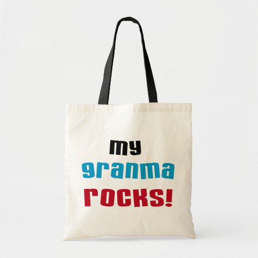 Mijn Granma Rocks T shirten en geschenken Tote Bag (Voorkant)