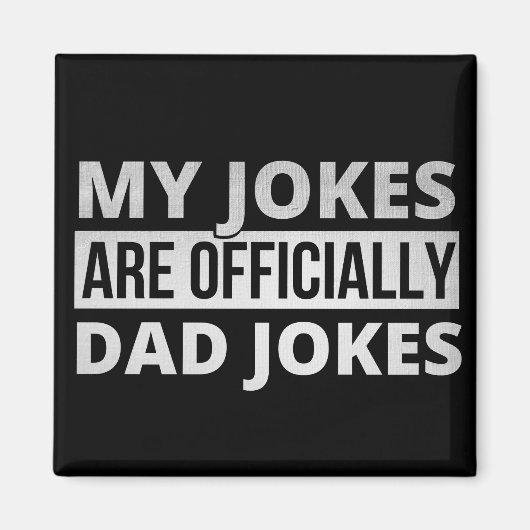 mijn grappen zijn vader grappen magneet (Voorkant)