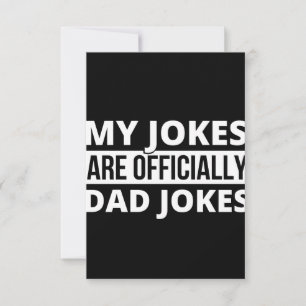 mijn grappen zijn vadergrappen notitiekaartje