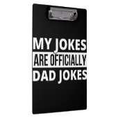 mijn grappen zijn vaders grappen klembord (Rechts)