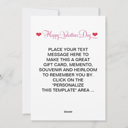 Mijn grappige homovriendje voor Valentijn Feestdagenkaart (Achterkant)