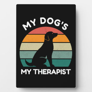 Mijn grappige hond krijgt mijn grappen hond verjaa fotoplaat