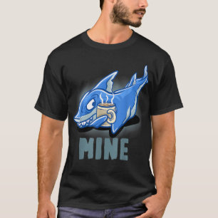 Mijn grappige mok voor nerds Cappuccino haaien Fun T-shirt