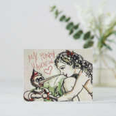 Mijn grappige valentijn feestdagenkaart (Staand voorkant)