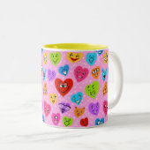 Mijn grappige Valentijn Tweekleurige Koffiemok (Voorkant rechts)