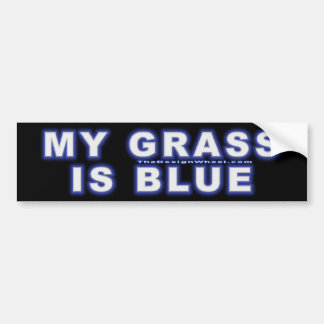 Mijn gras is blauw #12 bumpersticker
