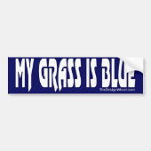 Mijn gras is blauw #7 bumpersticker (Voorkant)
