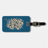 Mijn gras is Blauw Bluegrass Volksmuziek Bagagelabel (Voorkant horizontaal)