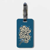 Mijn gras is Blauw Bluegrass Volksmuziek Bagagelabel (Achterkant verticaal)