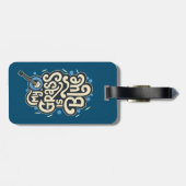 Mijn gras is Blauw Bluegrass Volksmuziek Bagagelabel (Achterkant horizontaal)