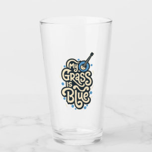 Mijn gras is Blauw Bluegrass Volksmuziek Glas