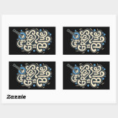 Mijn gras is Blauw Bluegrass Volksmuziek Rechthoekige Sticker (Vel)