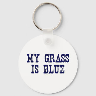 Mijn gras is blauw sleutelhanger
