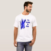 MIJN GRAS IS BLAUW T-SHIRT (Voorkant volledig)