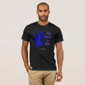 MIJN GRAS IS BLAUW T-SHIRT (Voorkant volledig)