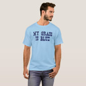Mijn gras is blauw t-shirt (Voorkant volledig)
