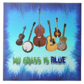 MIJN GRAS IS BLAUW TEGELTJE (Voorkant)