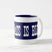 Mijn gras is blauw tweekleurige koffiemok (Voorkant rechts)