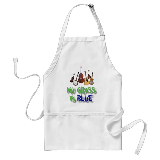MIJN GRAS IS BLUE-APRON STANDAARD SCHORT (Voorkant)