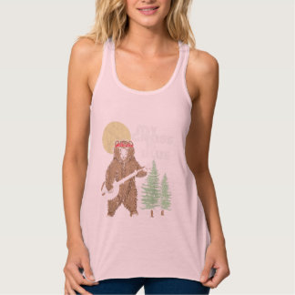 Mijn gras is Blue Banjo Beer Hippie Grizzly2 Tanktop