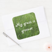 Mijn gras is groene Stickers (Envelop)