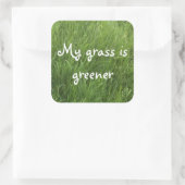 Mijn gras is groene Stickers (Tas)