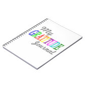 Mijn Gratitude Journal Notitieboek (Linkerzijde)
