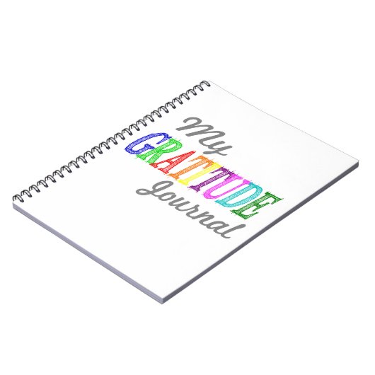Mijn Gratitude Journal Notitieboek (Linkerzijde)