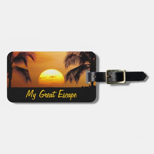 Mijn Great Escape Bagagelabel (Voorkant horizontaal)