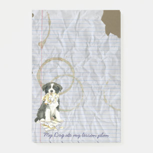 Mijn grens Collie Ate mijn Lesson Plan Post-it® Notes