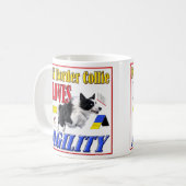 Mijn Grens Collie houdt van de mok van de Mogelijk (Voorkant links)