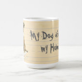 Mijn grenswerper op mijn thuiswerk koffiemok (Center)