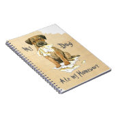 Mijn grenswerper op mijn thuiswerk notitieboek (Rechterzijde)