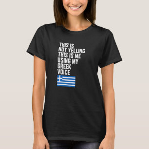 Mijn Griekse vlag ik hou van Griekenland T-shirt