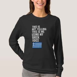 Mijn Griekse vlag ik hou van Griekenland T-shirt