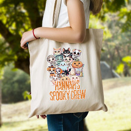 Mijn griezelige crew heeft Halloween Schattige Tote Bag