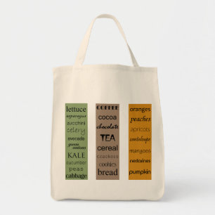 Mijn Grocery List_Organic Canvas tas