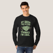 Mijn groene boom python denkt dat ik koele slang c t-shirt (Voorkant volledig)