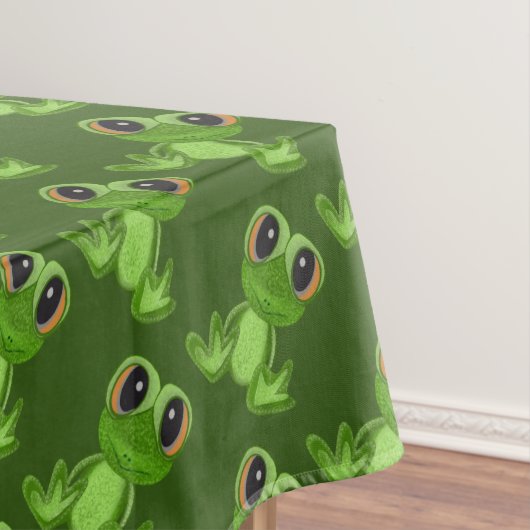 Mijn groene kikker Friend Tablecloth Tafelkleed (Voorbeeld)