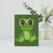Mijn Groene Kikker Vriend Briefkaart (Staand voorkant)