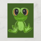 Mijn Groene Kikker Vriend Briefkaart (Voorkant)