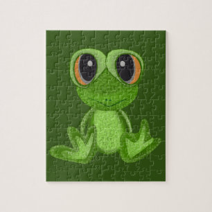 Mijn Groene Kikker Vriend Legpuzzel
