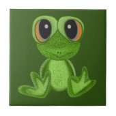 Mijn Groene Kikker Vriend Tegeltje (Voorkant)