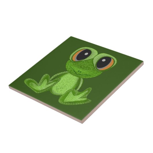 Mijn Groene Kikker Vriend Tegeltje (Zijkant)