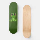 Mijn groene kikkervisje persoonlijk skateboard (Voorkant)
