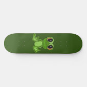 Mijn groene kikkervisje persoonlijk skateboard (Horizontaal)
