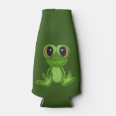 Mijn groene kikkervriend flesjeskoeler (Voorkant)