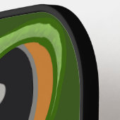 Mijn groene kikkervriend pickleball paddle (Links Detail)